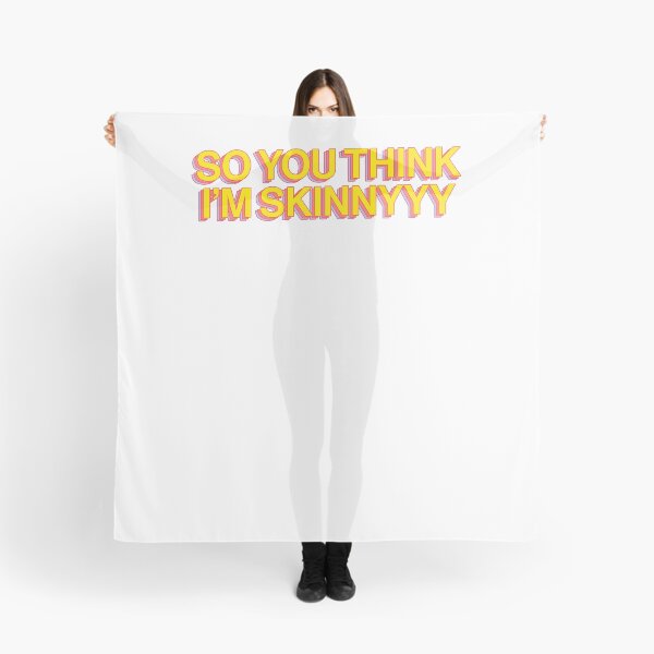 Item preview, So You Think I'm Skinny Hip Funny Quote designed and sold by thefrshmachine.
