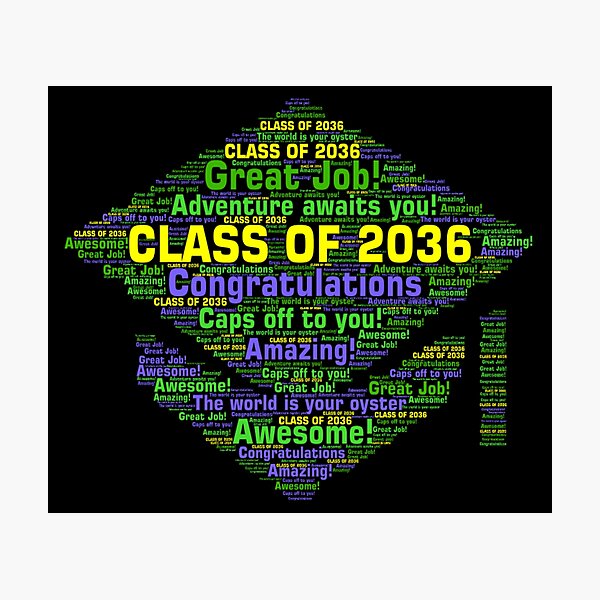 Item preview, Class of 2036 designed and sold by HappinessWorld.