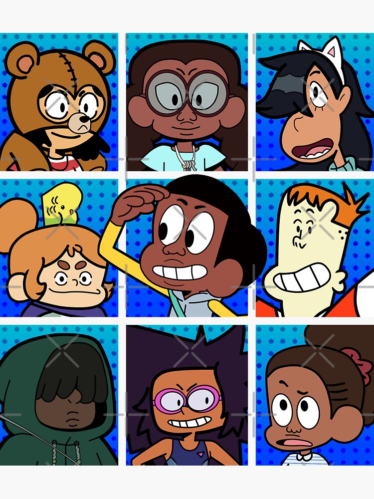 "Craig of the Creek Characters Blue" Sticker for Sale by Stormy-Rose