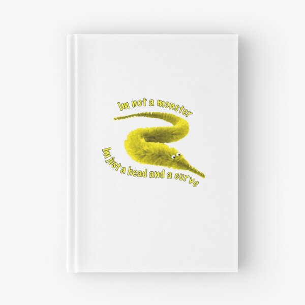 Item preview, Worm on a string Yellow Im not a monster designed and sold by Geek-Nerd-Shop.