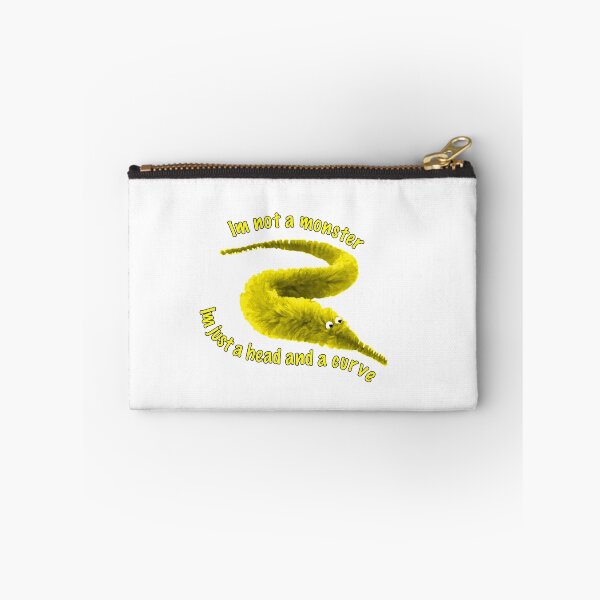 Item preview, Worm on a string Yellow Im not a monster designed and sold by Geek-Nerd-Shop.