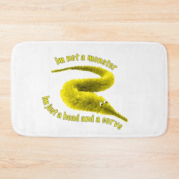 Item preview, Worm on a string Yellow Im not a monster designed and sold by Geek-Nerd-Shop.