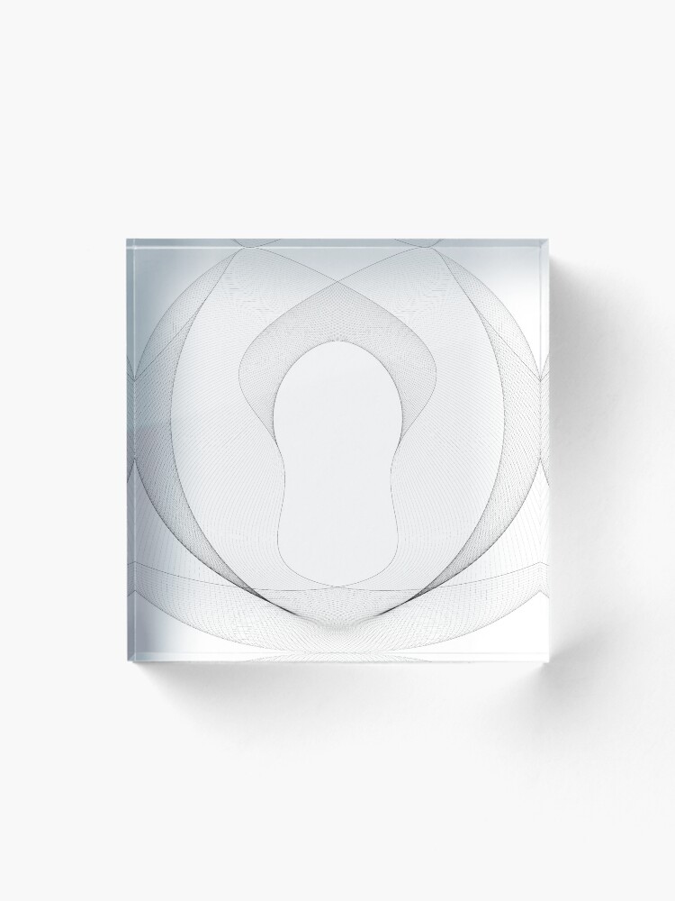 Thumbnail 1 of 5, Acrylic Block, Abstract Geometry designed and sold by ParamPatterns.