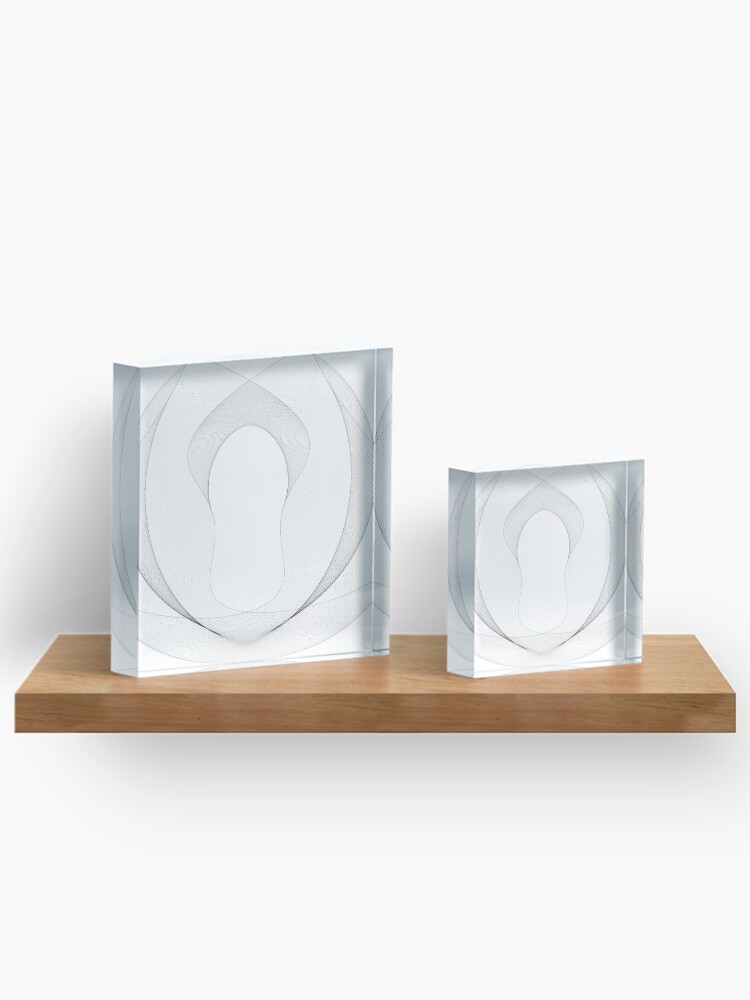 Thumbnail 3 of 5, Acrylic Block, Abstract Geometry designed and sold by ParamPatterns.