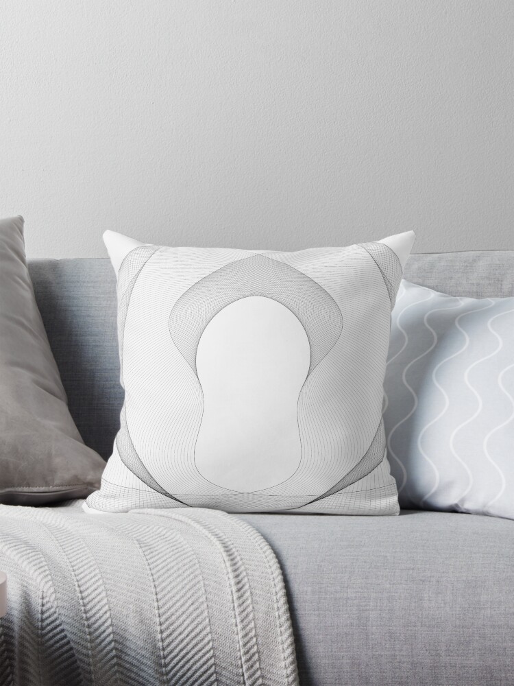 Thumbnail 1 of 4, Pillow, Abstract Geometry designed and sold by ParamPatterns.