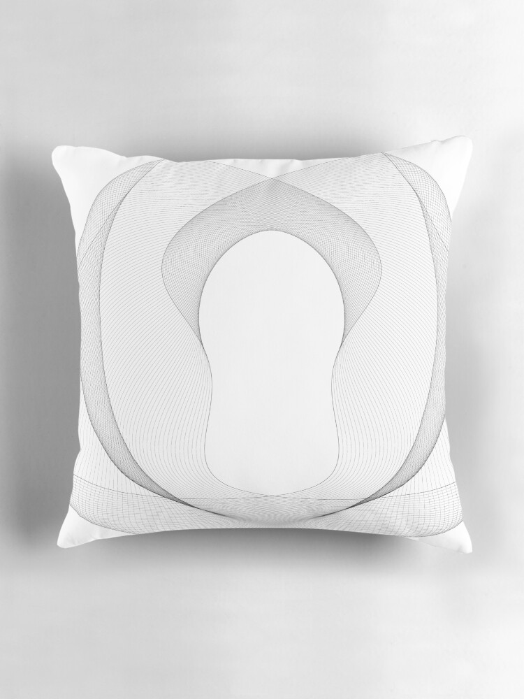 Thumbnail 3 of 4, Pillow, Abstract Geometry designed and sold by ParamPatterns.