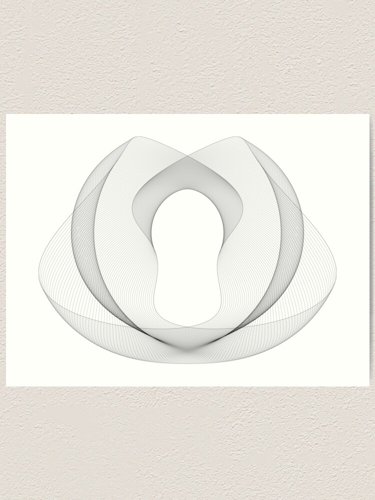 Thumbnail 1 of 3, Art Print, Abstract Geometry designed and sold by ParamPatterns.