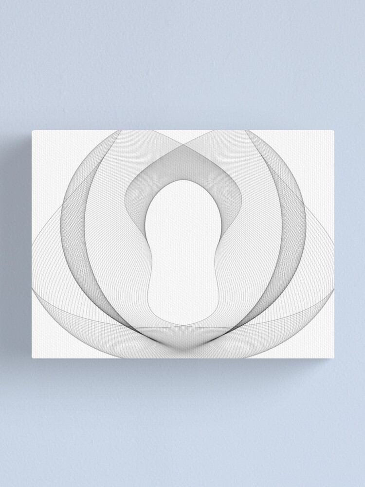 Thumbnail 1 of 3, Canvas Print, Abstract Geometry designed and sold by ParamPatterns.