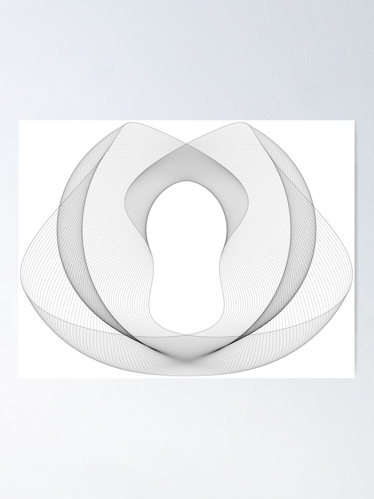 Thumbnail 1 of 3, Poster, Abstract Geometry designed and sold by ParamPatterns.