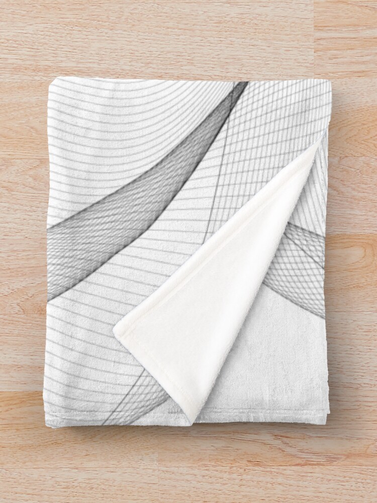 Thumbnail 3 of 6, Throw Blanket, Abstract Geometry designed and sold by ParamPatterns.