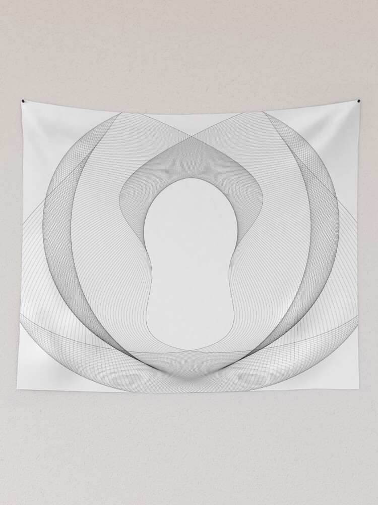 Thumbnail 2 of 3, Tapestry, Abstract Geometry designed and sold by ParamPatterns.