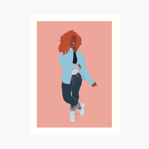 SZA Art Print