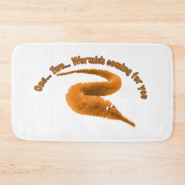 Item preview, Worm on a string Orange Wormie's coming for you designed and sold by Geek-Nerd-Shop.