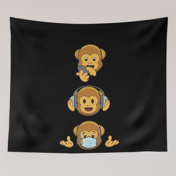 Item preview, Three Wise Monkeys 2020 designed and sold by AxzoGerman.