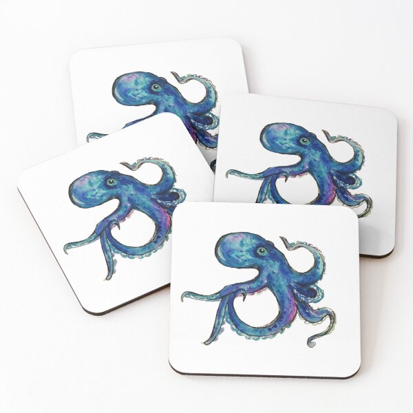 Item preview, Blue Octo  designed and sold by cherishakayart.