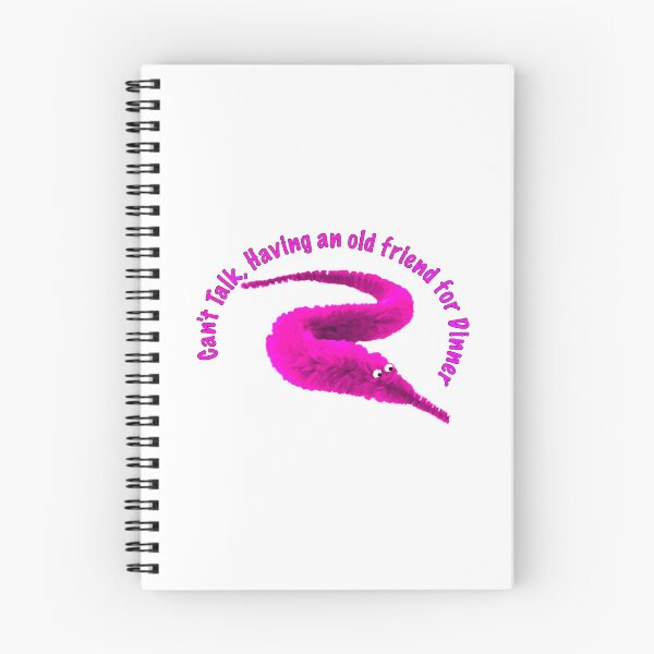 Item preview, Worm on a string Pink Having a friend for dinner designed and sold by Geek-Nerd-Shop.