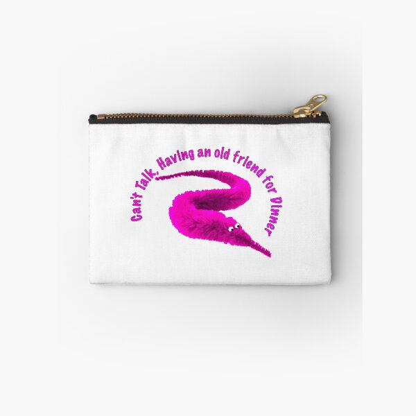 Item preview, Worm on a string Pink Having a friend for dinner designed and sold by Geek-Nerd-Shop.