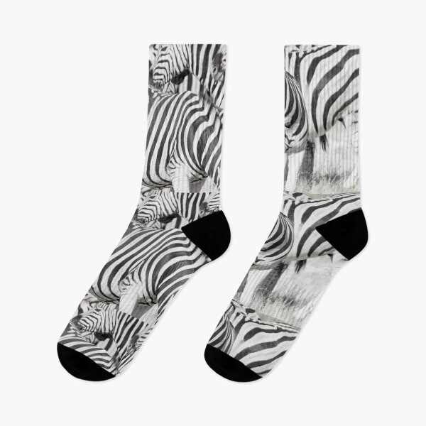 Item preview, Zebra herd oblong black and white stripe full frame. designed and sold by Brian Scantlebury.