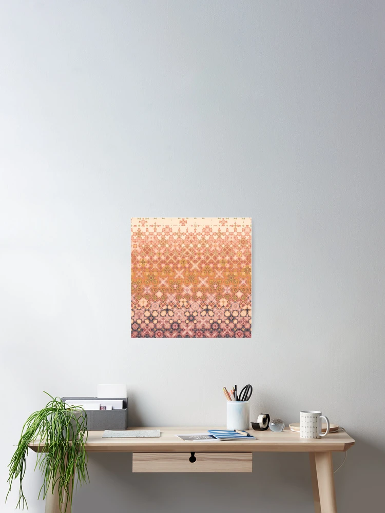 Thumbnail 2 of 3, Poster, Abstract Faded Pattern designed and sold by AmaJoy Designs .