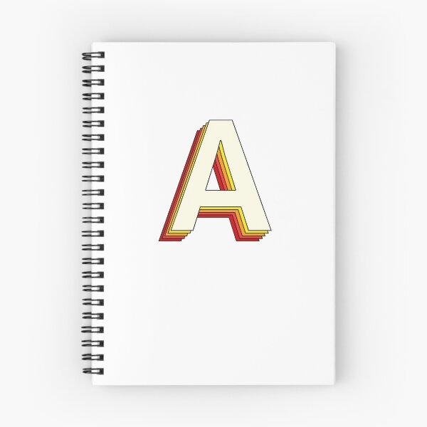 Item preview, Letter A Initials Name Bright Retro designed and sold by thefrshmachine.