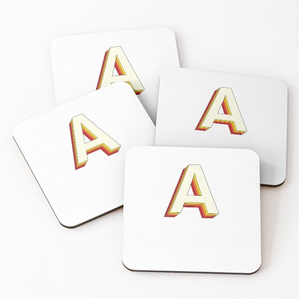 Item preview, Letter A Initials Name Bright Retro designed and sold by thefrshmachine.