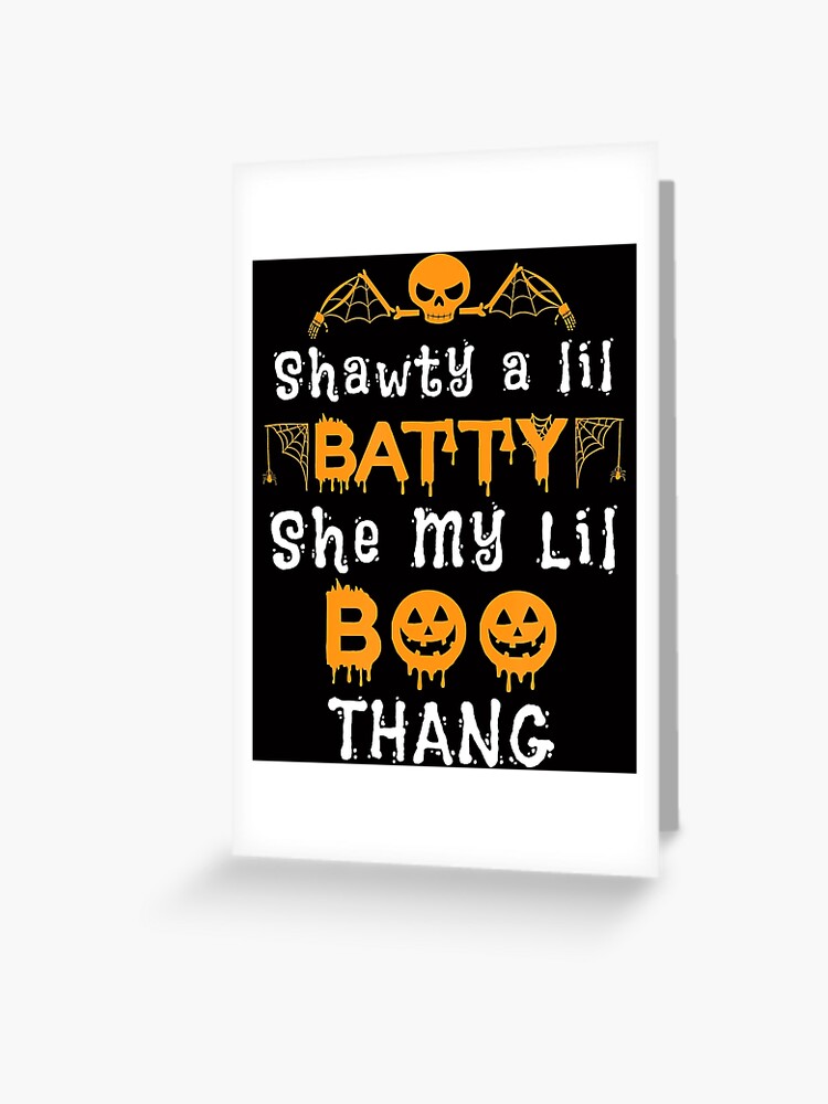 Shawty a lil Baddie | Lil Boo Thang | Halloween | Sarcastic Humor | Digital  | PNG