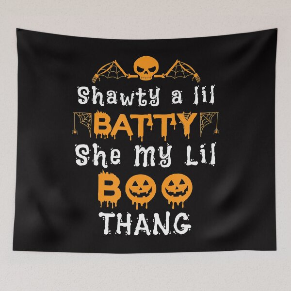 Item preview, Shawty a Lil Batty She My Lil Boo Thang  Halloween designed and sold by Turnershophot.