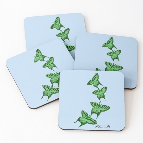 Aperçu de l'œuvre Copie de papillons papillon bleu insecte insecte mignon créée et vendue par Stephanie Small.