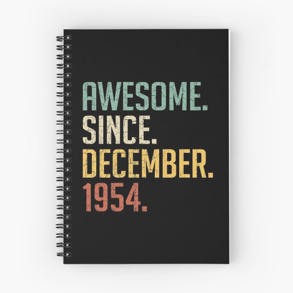 Item preview, Awesome Since December 1954 66th Birthday Gift 66 Years Old Vintage December 1954 designed and sold by Takatv.