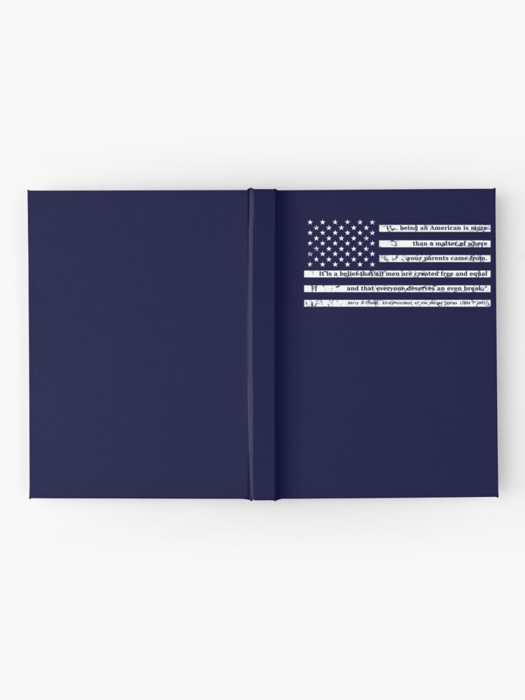 Alternate view of Truman on Being American Hardcover Journal