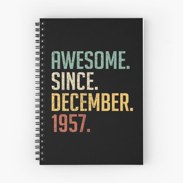 Item preview, Awesome Since December 1957 63rd Birthday Gift 63 Years Old Vintage December 1957 designed and sold by Takatv.