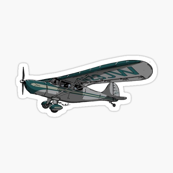 1953 Taylorcraft 15a N23JW Sticker