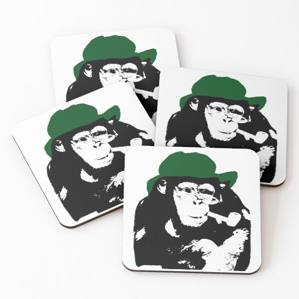 Item preview, Monkey Smoking Pipe with Glasses designed and sold by triangle-studio.