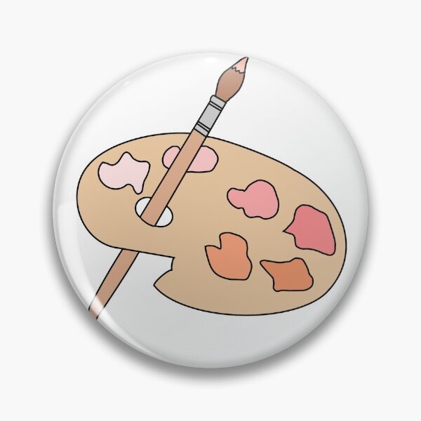 Item preview, Paint brush and pallet  designed and sold by ArtistryByLulu.