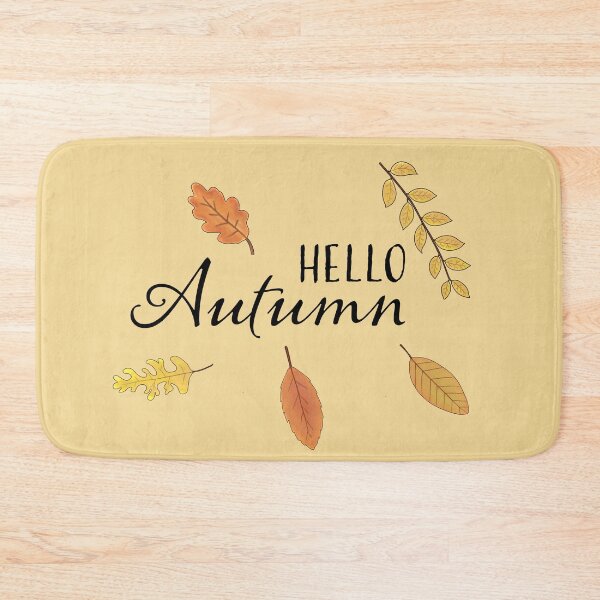 Item preview, Hello Autumn, Watercolour Fall Leaves designed and sold by niccdefilippis.