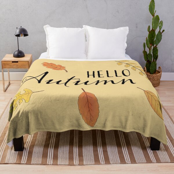 Item preview, Hello Autumn, Watercolour Fall Leaves designed and sold by niccdefilippis.