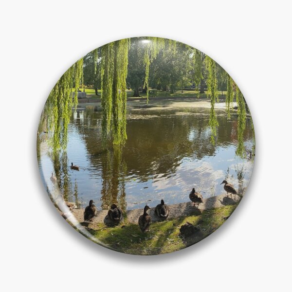 Item preview, Ducks at Riverside with Weeping Willow Tree designed and sold by navitaelwell.