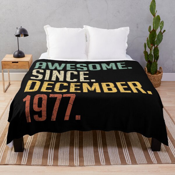 Item preview, Awesome Since December 1977 43rd Birthday Gift 43 Years Old Vintage December 1977 designed and sold by Takatv.