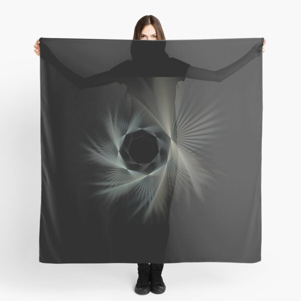 Spiraling Into The Night Scarf