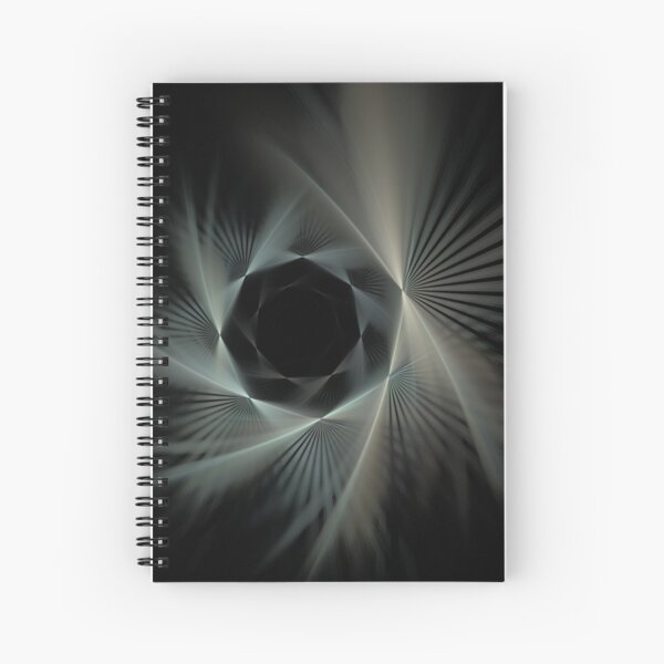 Spiraling Into The Night Spiral Notebook