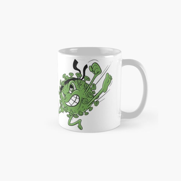 Green Covid Karate WTFBrahh Classic Mug
