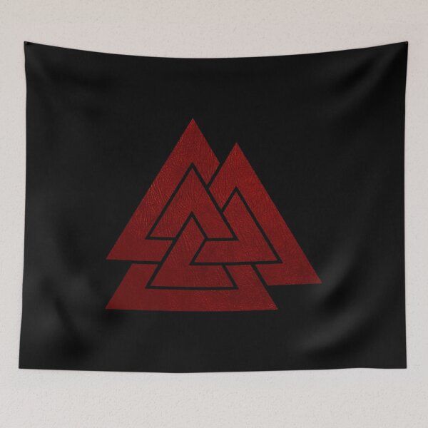Item preview, Valknut (red leather) designed and sold by DotorEaon.