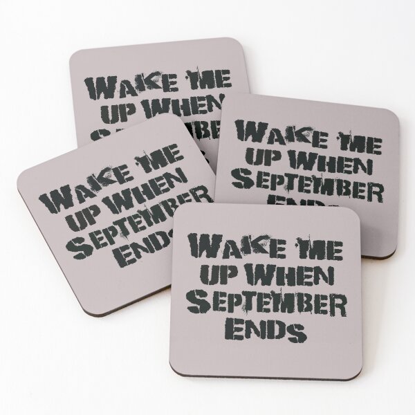 Item preview, Wake me up when september ends designed and sold by TonsPOD.