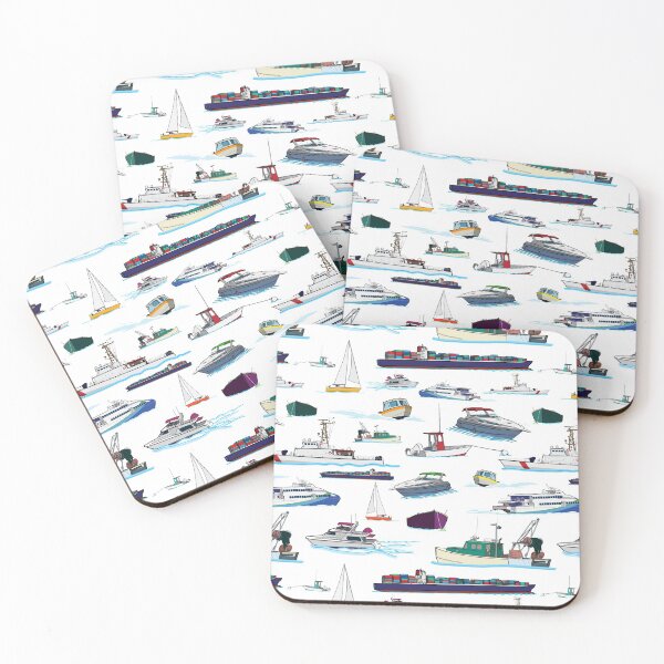 Item preview, Boats and Ships Illustrations Random Pattern designed and sold by judgeart.