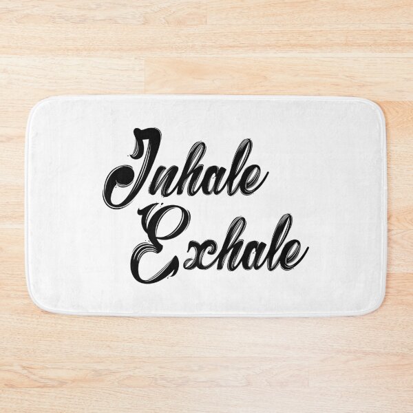 Item preview, Inhale Exhale (black) designed and sold by didijuca.