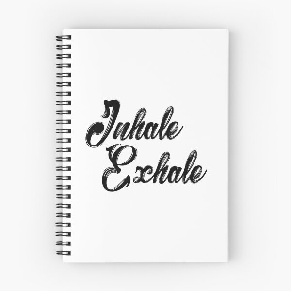 Item preview, Inhale Exhale (black) designed and sold by didijuca.