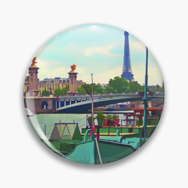 Item preview, View from the Seine Illustration designed and sold by tremendoustees.