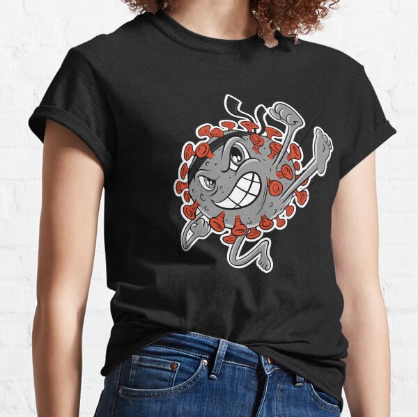 Grey Covid Karate WTFBrahh Classic T-Shirt