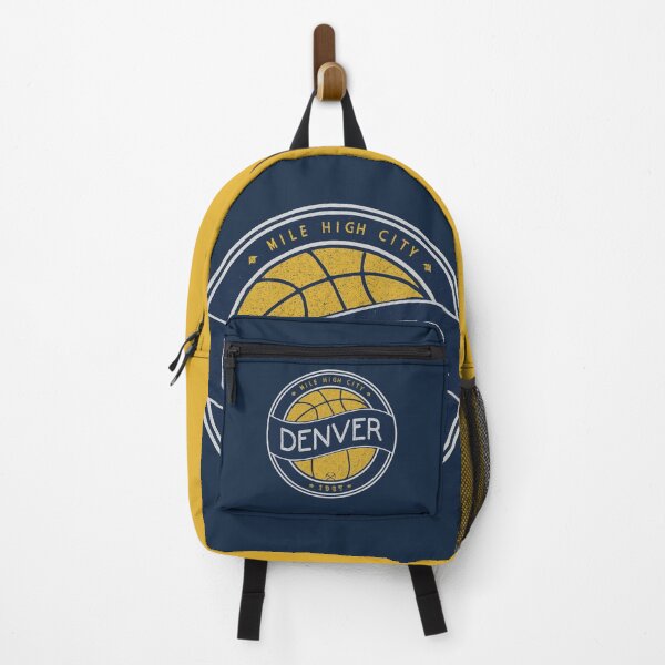 Item preview, Denver basketball vintage logo navy designed and sold by KMA Home Design.