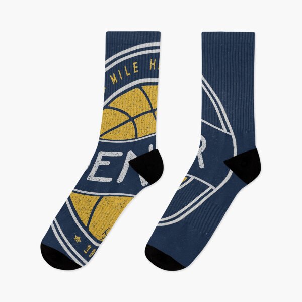 Item preview, Denver basketball vintage logo navy designed and sold by KMA Home Design.